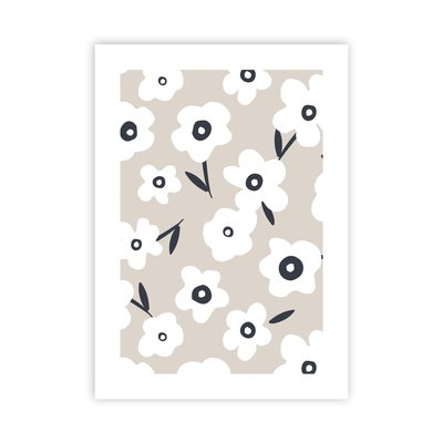 Affiche papier imprimé fleuri sans cadre LENA FUTURE HOME