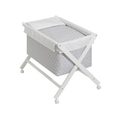 Berceau en Croix-Etoile-Gris INTERBABY