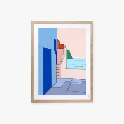 Seaside, affiche seule 30x40cm COTTON BIRD