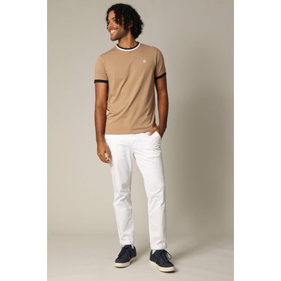 T-shirt en jersey de coton avec patch embossé GABIN DEELUXE