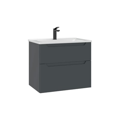 Meuble vasque suspendu moderne 65 cm ELYO PIER IMPORT