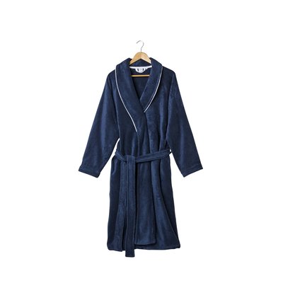 Peignoir mixte Sasha Marine/blanc SASHA CARRE BLANC