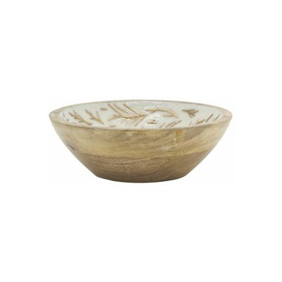 Corbeille en manguier déco fougères Diamètre 18 cm AUBRY GASPARD