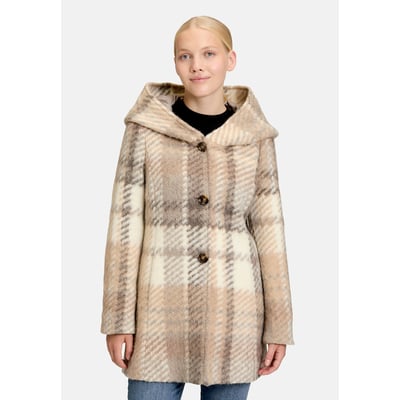 Manteau court à capuche AMBER & JUNE