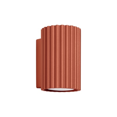 Applique Aluminium Ocre Rouge GU10 1 Karbon 10 EDEN