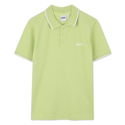 Polo uni en coton piqué BOSS KIDSWEAR