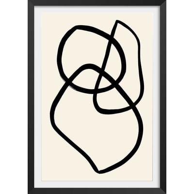 Affiche line art bold II HEXOA