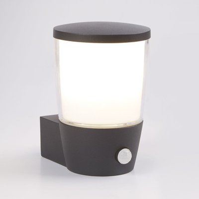 Applique  Tucson 1x20W E27 Gris foncé avec Détecteur de Mouvement BOUTICA-DESIGN