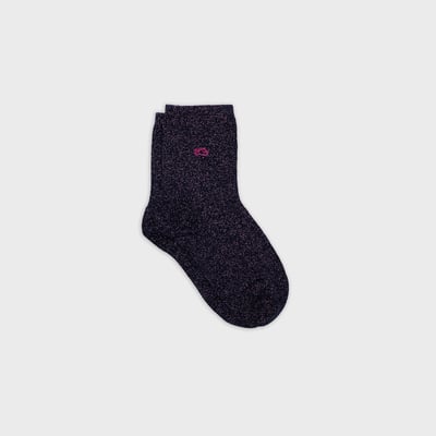Chaussettes pailletées en coton peigné UNIES BILLYBELT