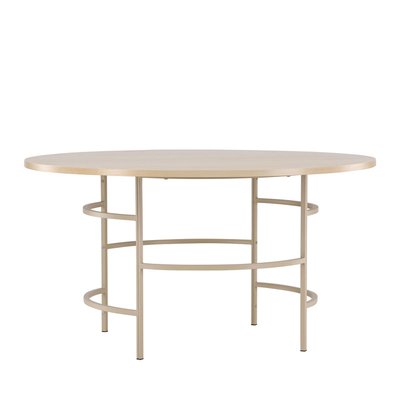 Table à manger 6 personnes ronde en bois et métal- COPENHAGEN VENTURE HOME