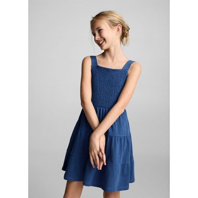 Robe nid d’abeilles coton MANGO KIDS