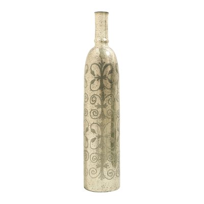 Bouteille décorative en verre BLANC D’IVOIRE