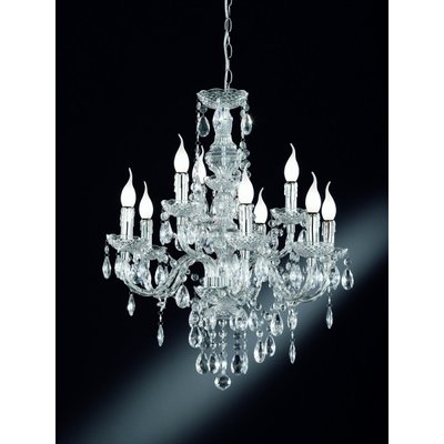 Lustre baroque 9 Lampes TRIO