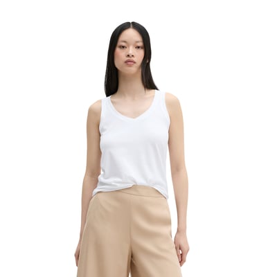 T-shirt sans manches regular en coton organique MARC O'POLO