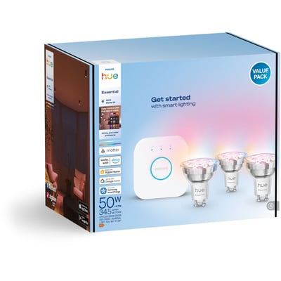 Pack Essential- 3/GU10+Pont White&Color Ambia PHILIPS HUE