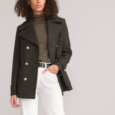 Бушлат короткий из смесовой шерсти ANTON / АНТОН LA REDOUTE COLLECTIONS