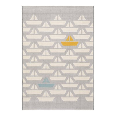 Tapis enfant super doux BATEAUX AFK LIVING