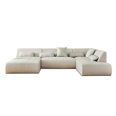 Canapé Panoramique Tissu 7 places - ONYX LISA DESIGN