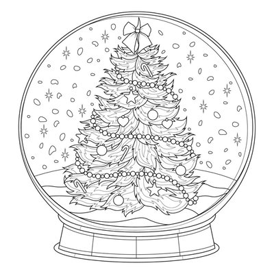 Tableau Sur Toile À Colorier Sapin De Noël NOËL CEANOTHE