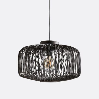 Abajur em rotim, Ø44 cm, Yaku LA REDOUTE INTERIEURS