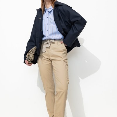 Pantalon chino ceinturé PROMOD