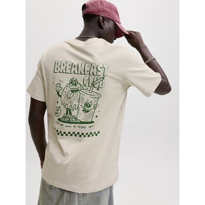 T-shirt logo graphique dos, BREWY JACK & JONES