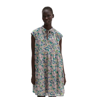 Robe à étages loose en voile de coton imprimé MARC O'POLO
