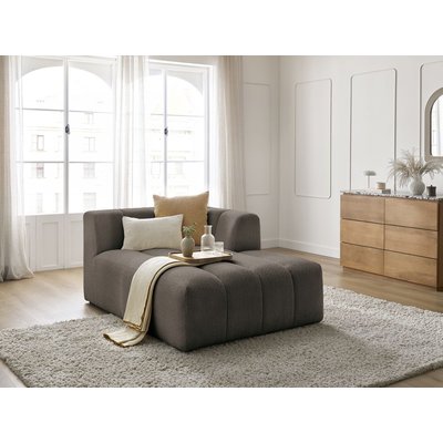 Méridienne pour canapé modulable 1 place(s) en tissu bouclette, ANNECY BOBOCHIC