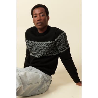 Pull col rond manches longues BONOBO