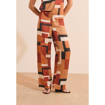 Pantalon à imprimé géométrique HERNEST IMP ETAM