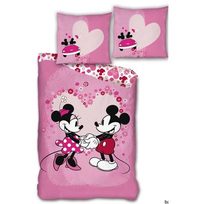 Parure de Lit Enfant Fleurs Roses MINNIE MOUSE