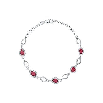 Bracelet en argent 925 et oxyde de zirconium CLEOR