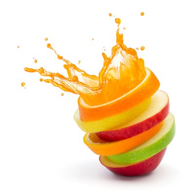 Tableau explosion de fruits HEXOA