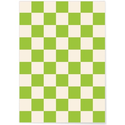 Affiche Damier Vert L'AFFICHERIE