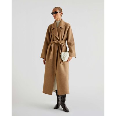 Manteau laine ceinture SCALPERS