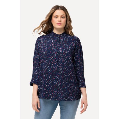Blouse en crêpe, manches 3/4 ULLA POPKEN