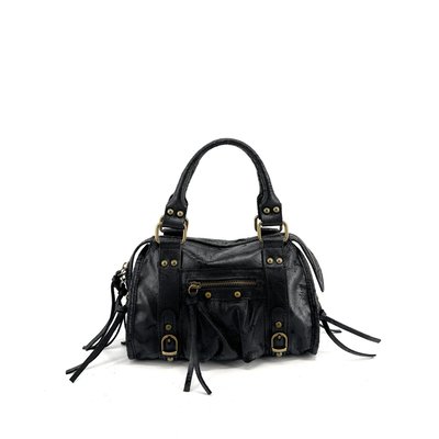 Mini-sac bowling en cuir brossé SANDSTORM MINI OH MY BAG