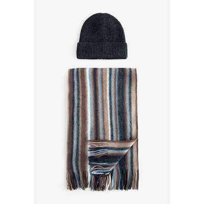 Bonnet à pompon et écharpe, ensemble NEXT