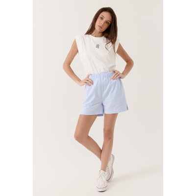 Short taille haute taille élastiquéeet coupe évasée Alexandra ARTLOVE