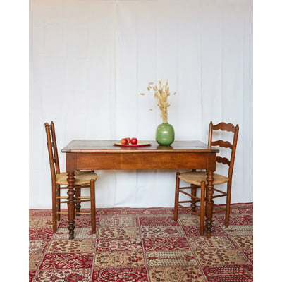 Table à manger de ferme en chêne Romy N°1456 - Bon état DEBONGOUT