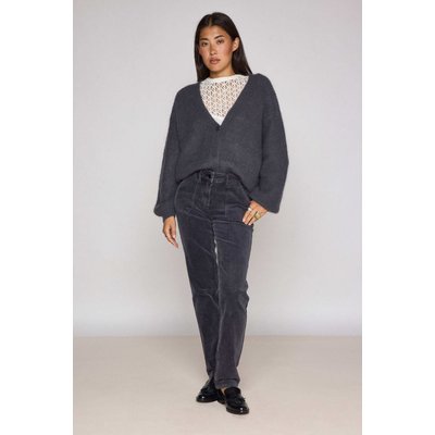 Gilet mohair gris La Redoute