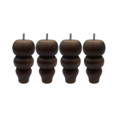 Pied romantique bois (lot de 4) SOMEO