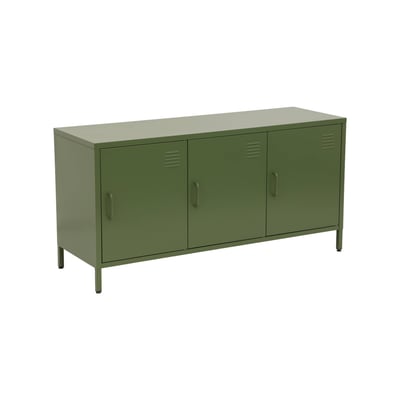 Meuble TV industriel métal 3 portes 120cm ALABAMA SWEEEK
