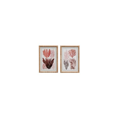 Cadres en rotin coraux (Lot de 2) CORAUX CHEHOMA