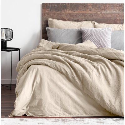 Parure housse de couette lin et coton lave, unie, Lynn C DESIGN HOME TEXTILE