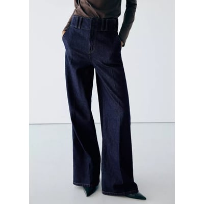 Jean droit taille haute MANGO