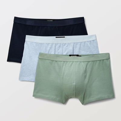 Lot de 3 boxer en coton BIO GOTS MONOPRIX