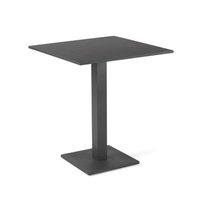 Table pliante Prada 70x70cm gris anthracite GESCOVA