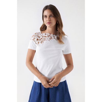 T-SHIRT AVEC DENTELLE SALSA JEANS