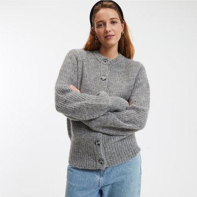 Cardigan alpaga mélangé, Signature AMBROISE LA REDOUTE COLLECTIONS